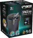 Sicce, Фильтр внешний для аквариума до 100 л Space Eko+ 120, 5 Вт, 550 л/ч, 190 × 190 × 280 мм, 60622