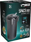 Sicce, Фильтр внешний для аквариума до 200 л Space Eko+ 220, 6 Вт, 700 л/ч, 190 × 190 × 360 мм, 60639